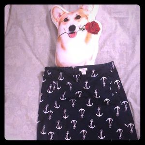 J Crew Anchor Skirt 4 EUC